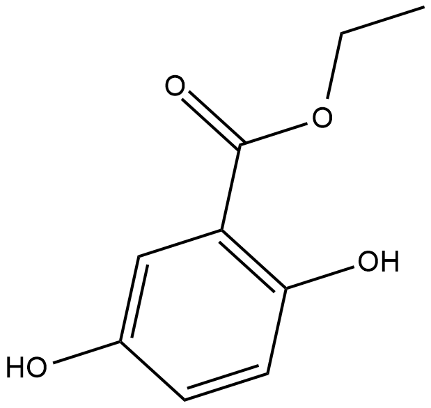 ethyl 2,5-Dihydroxybenzoate Chemical Structure