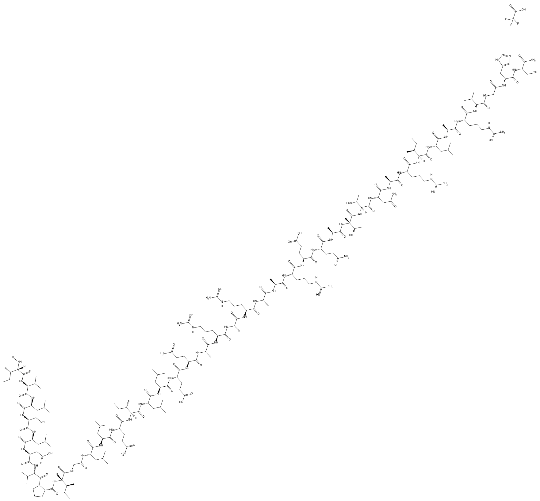 Urocortin II (human) (trifluoroacetate salt) Chemical Structure