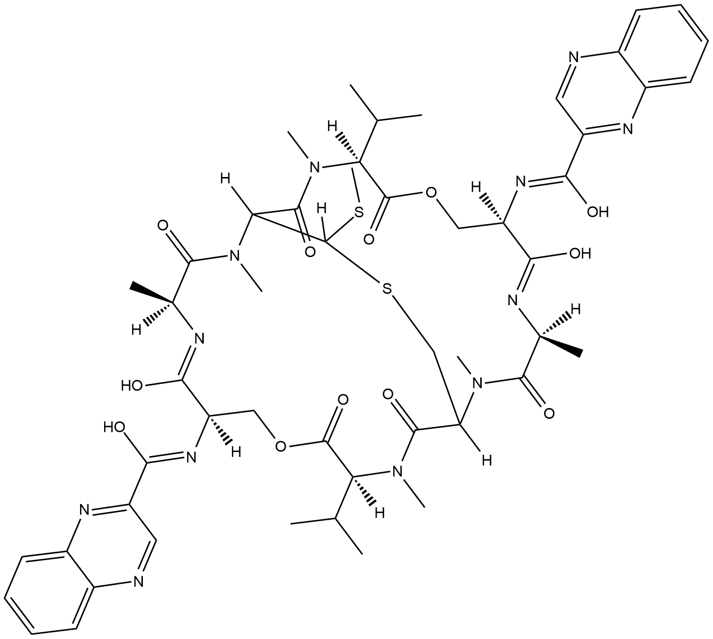 Echinomycin Chemical Structure