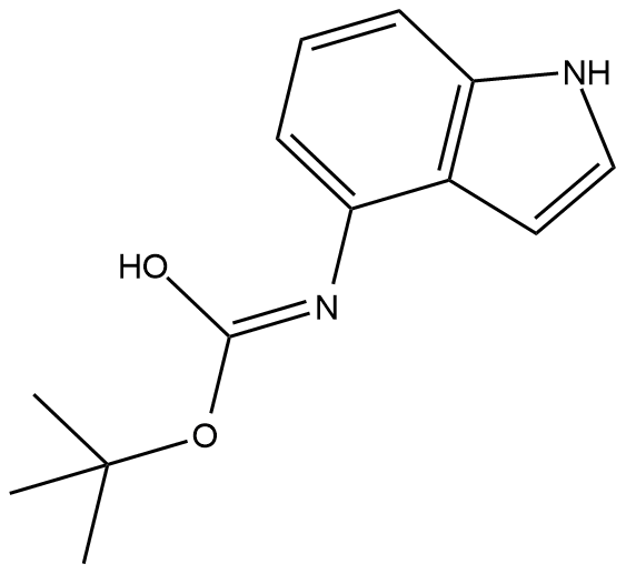 (1H-Indol-4-yl)-Carbamic Acid tert-butyl ester Chemical Structure