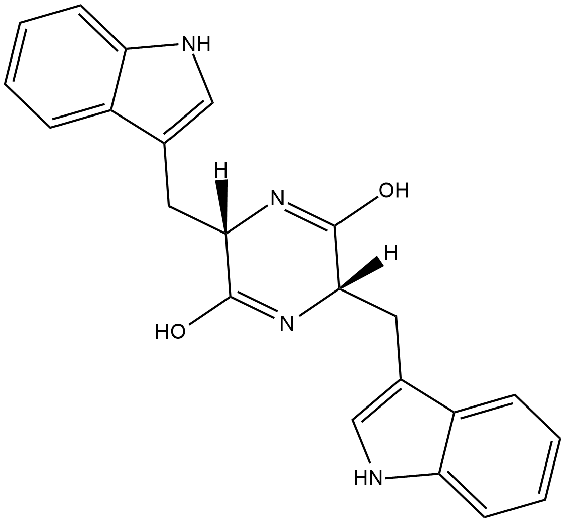 Cyclo(L-Trp-L-Trp) Chemical Structure
