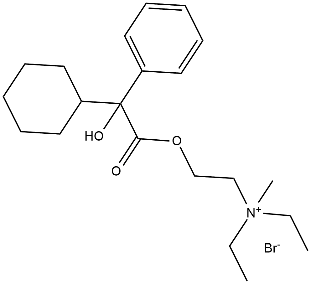 Oxyphenonium (bromide) Chemical Structure