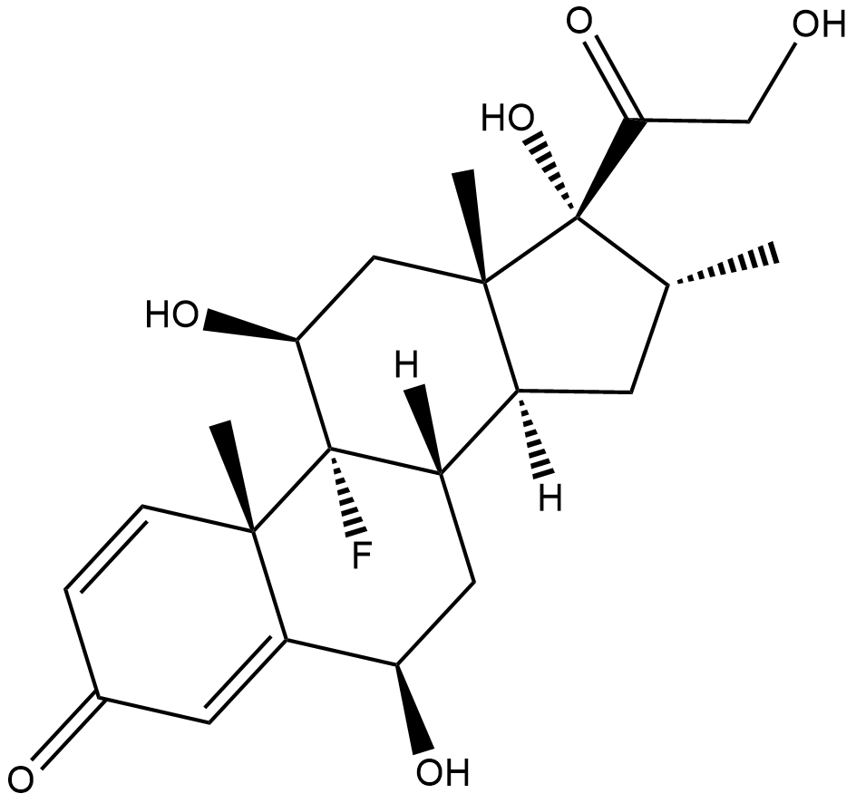 6β-hydroxy Dexamethasone Chemical Structure