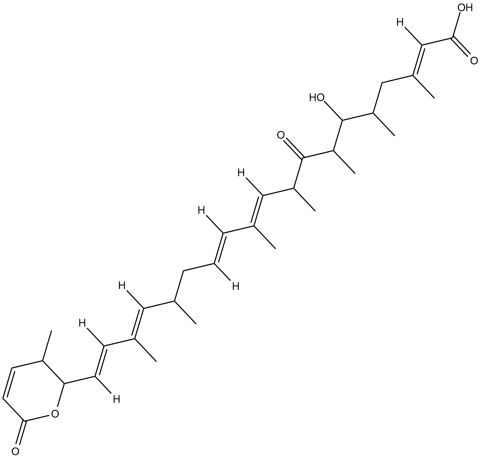 Leptomycin A Chemical Structure