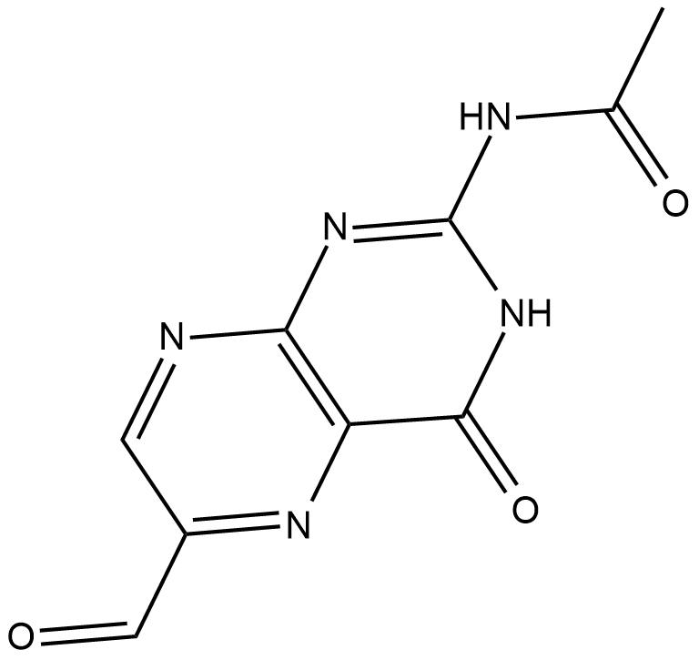 Acetyl-6-formylpterin Chemical Structure