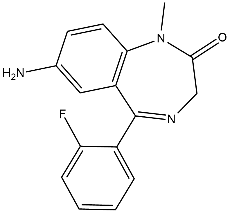 7-Aminoflunitrazepam Chemical Structure