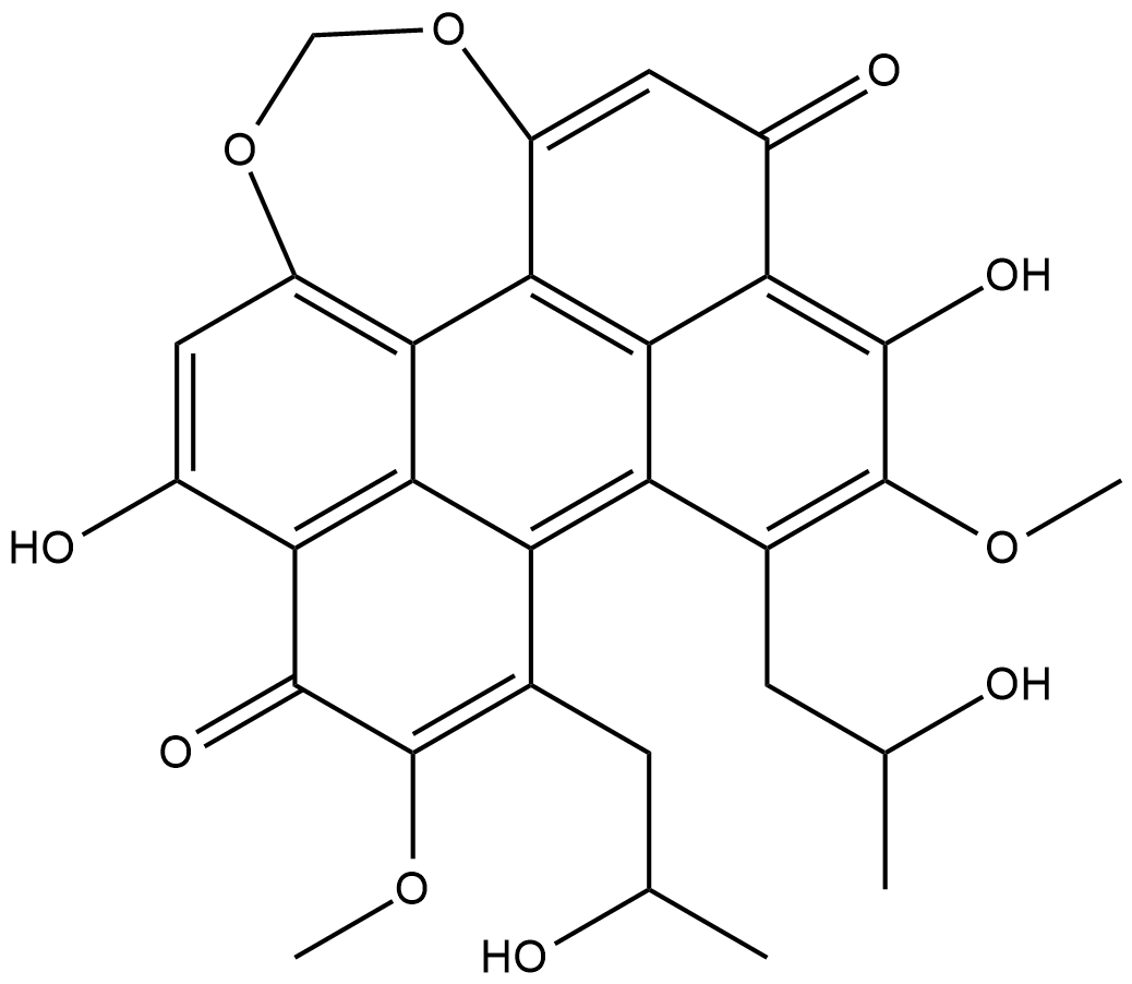 Cercosporin Chemical Structure