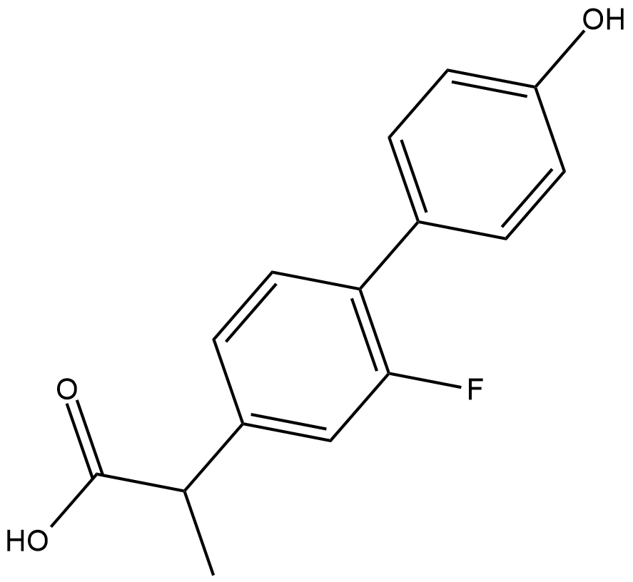 4'-hydroxy Flurbiprofen Chemical Structure