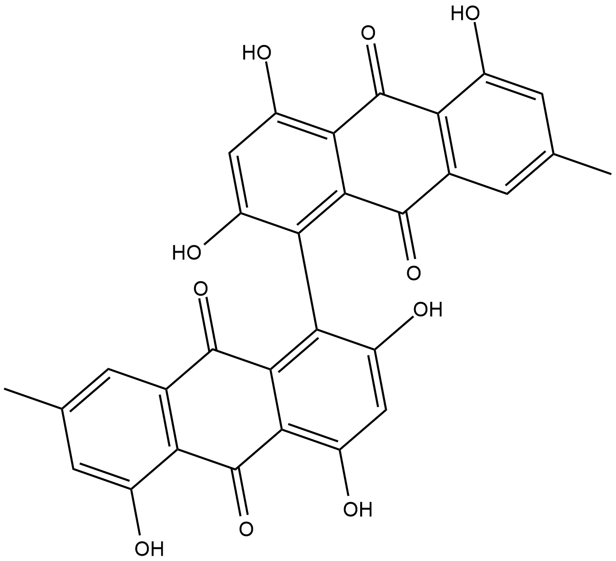 Skyrin Chemical Structure