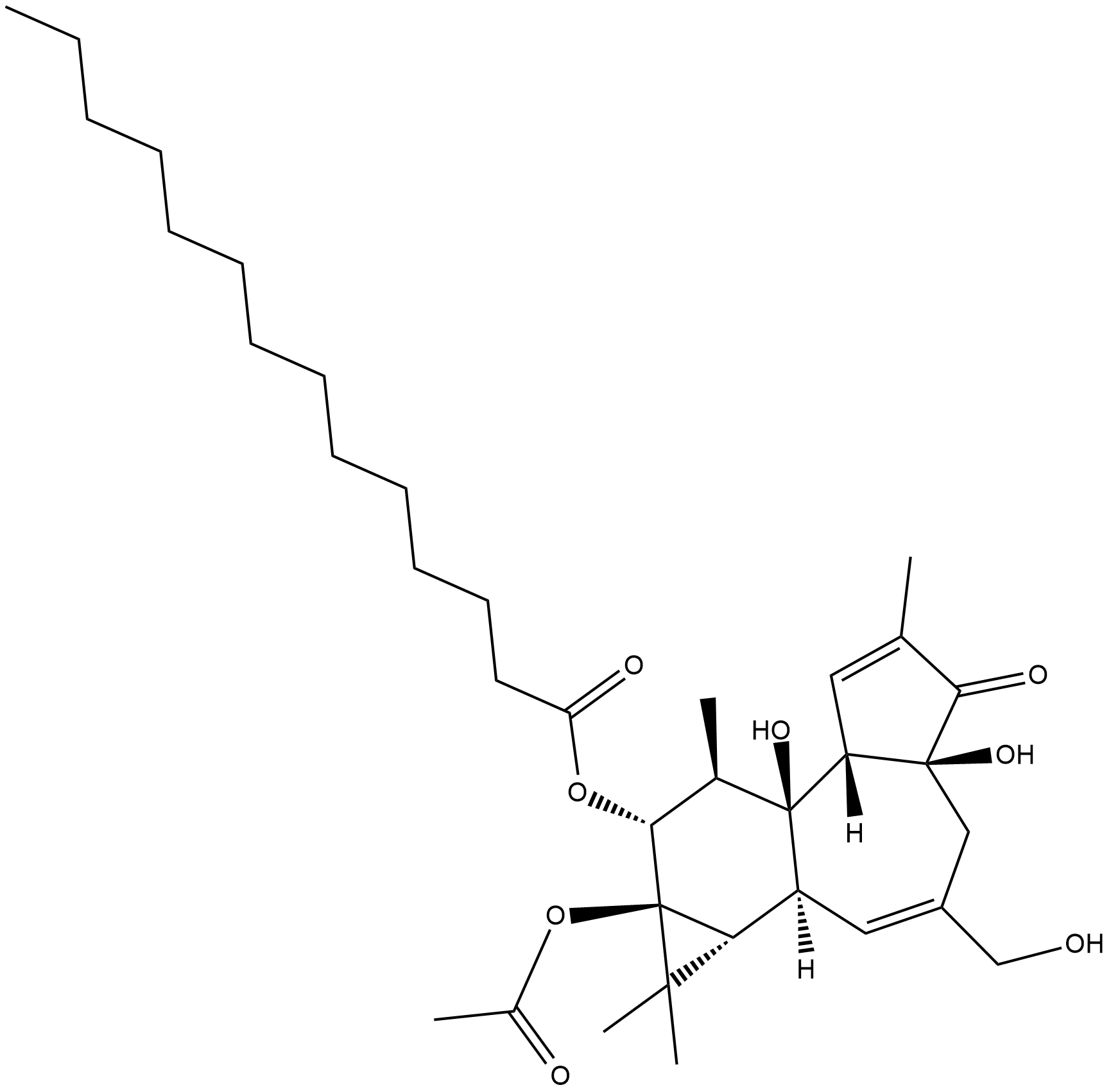 4α-Phorbol 12-myristate 13-acetate Chemical Structure