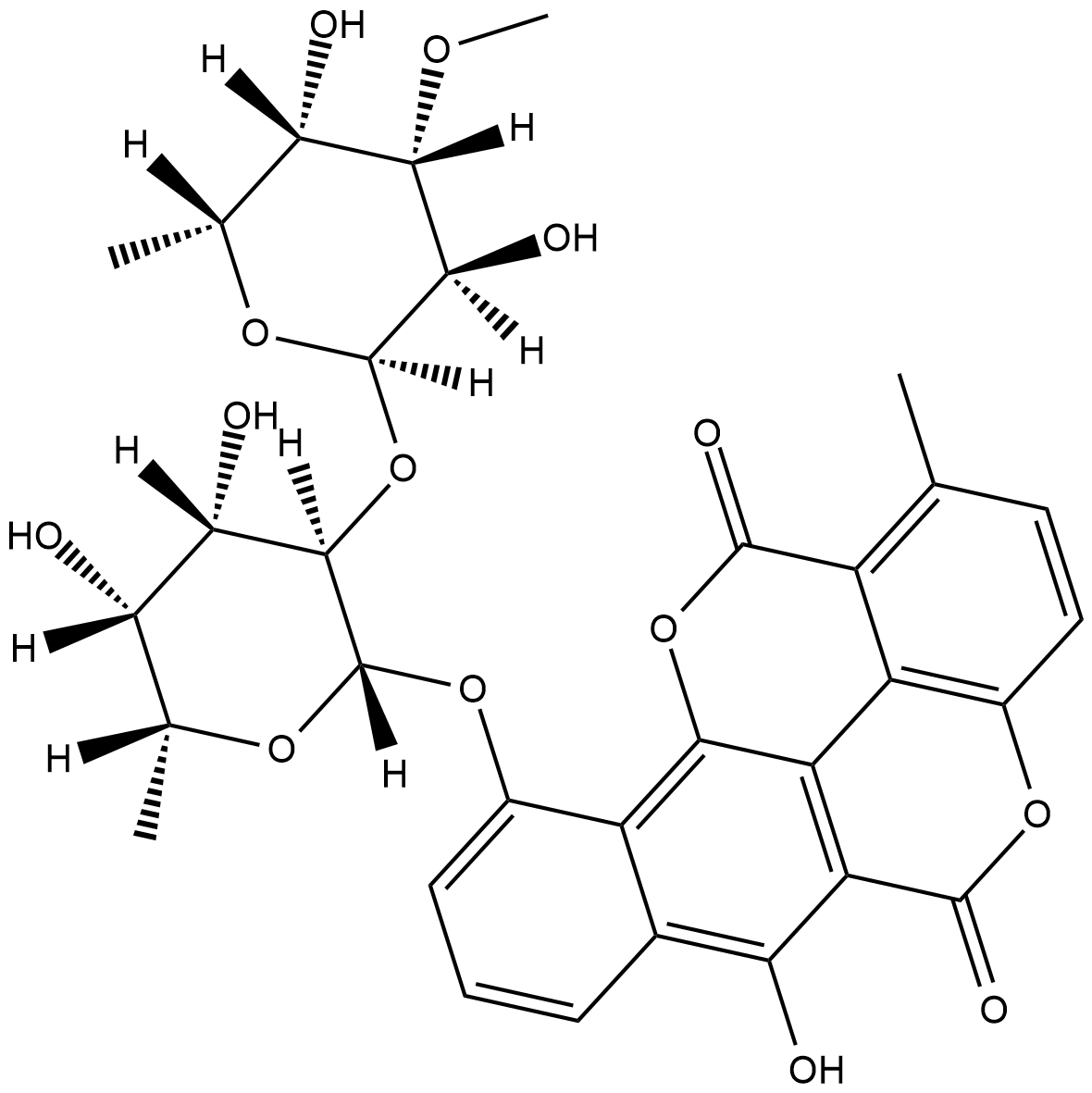 Chartreusin Chemical Structure