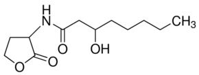 N-(3-Hydroxyoctanoyl)-DL-homoserine lactone  Chemical Structure