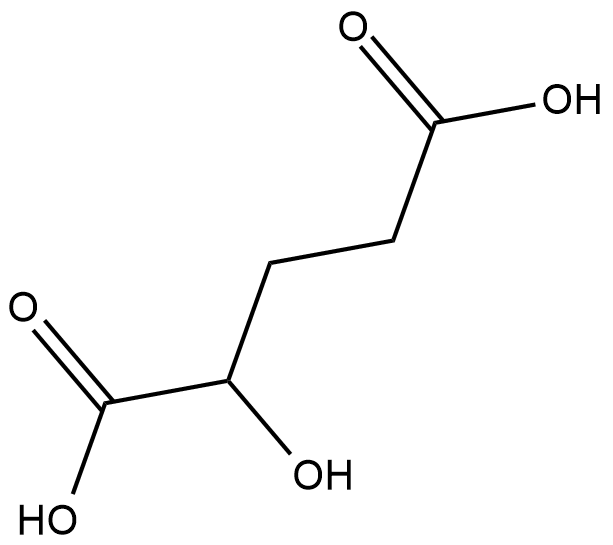 α-Hydroxyglutaric Acid Chemical Structure
