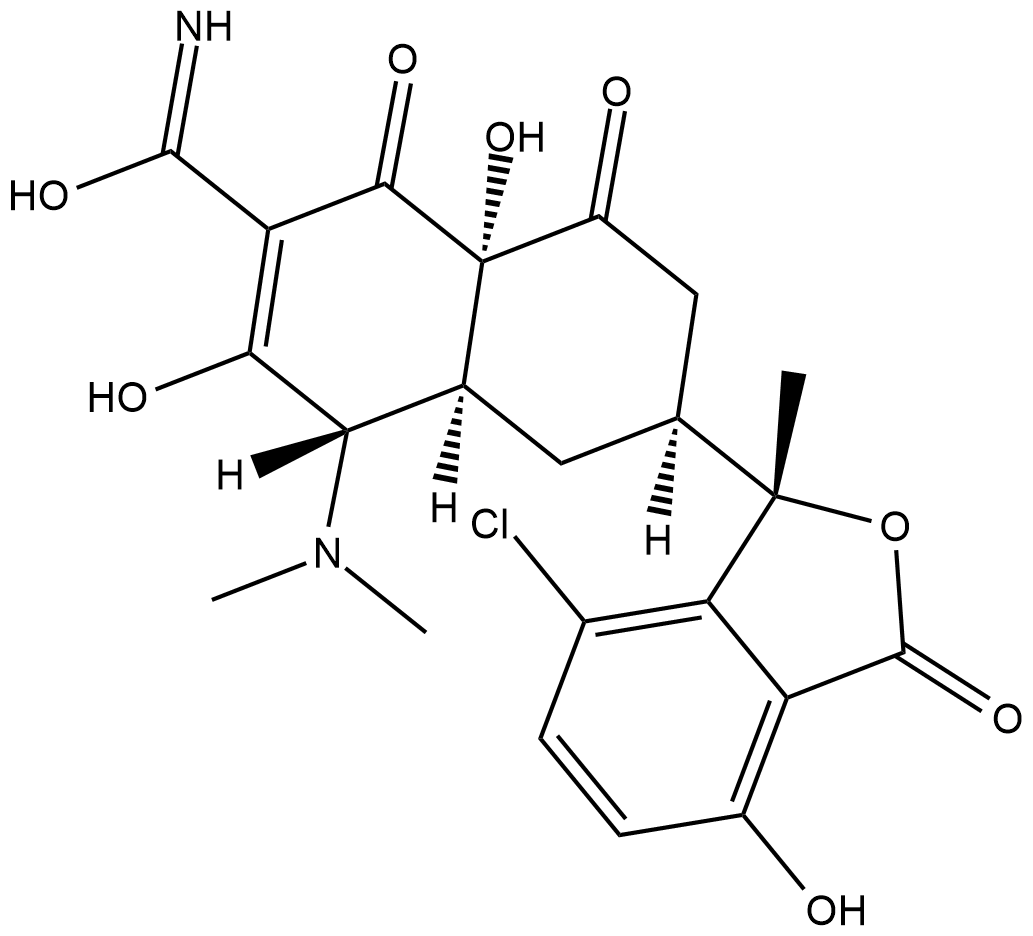 Isochlortetracycline Chemical Structure