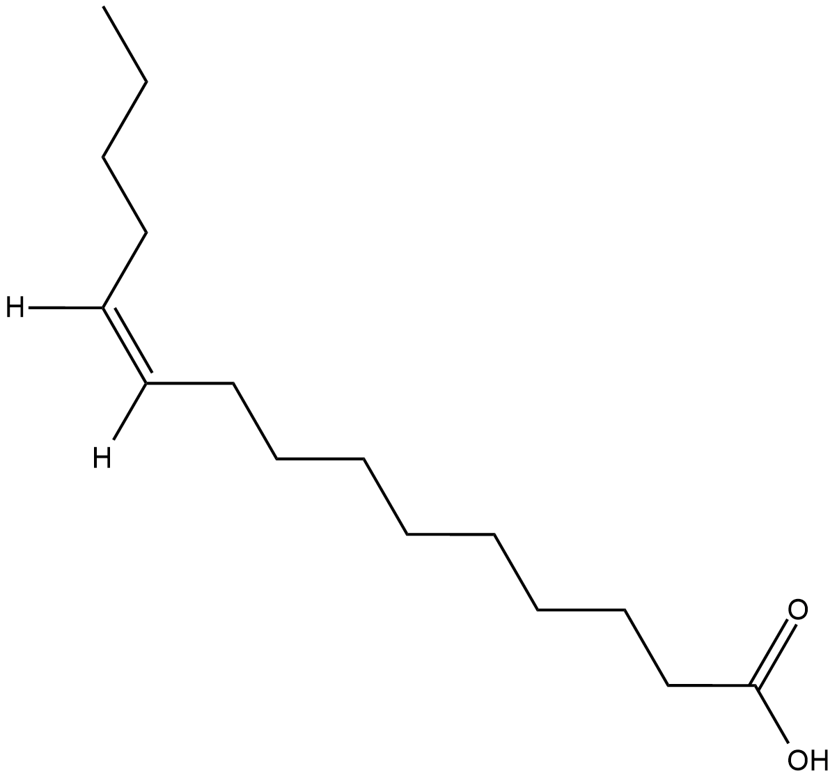 10(Z)-Pentadecenoic Acid Chemical Structure