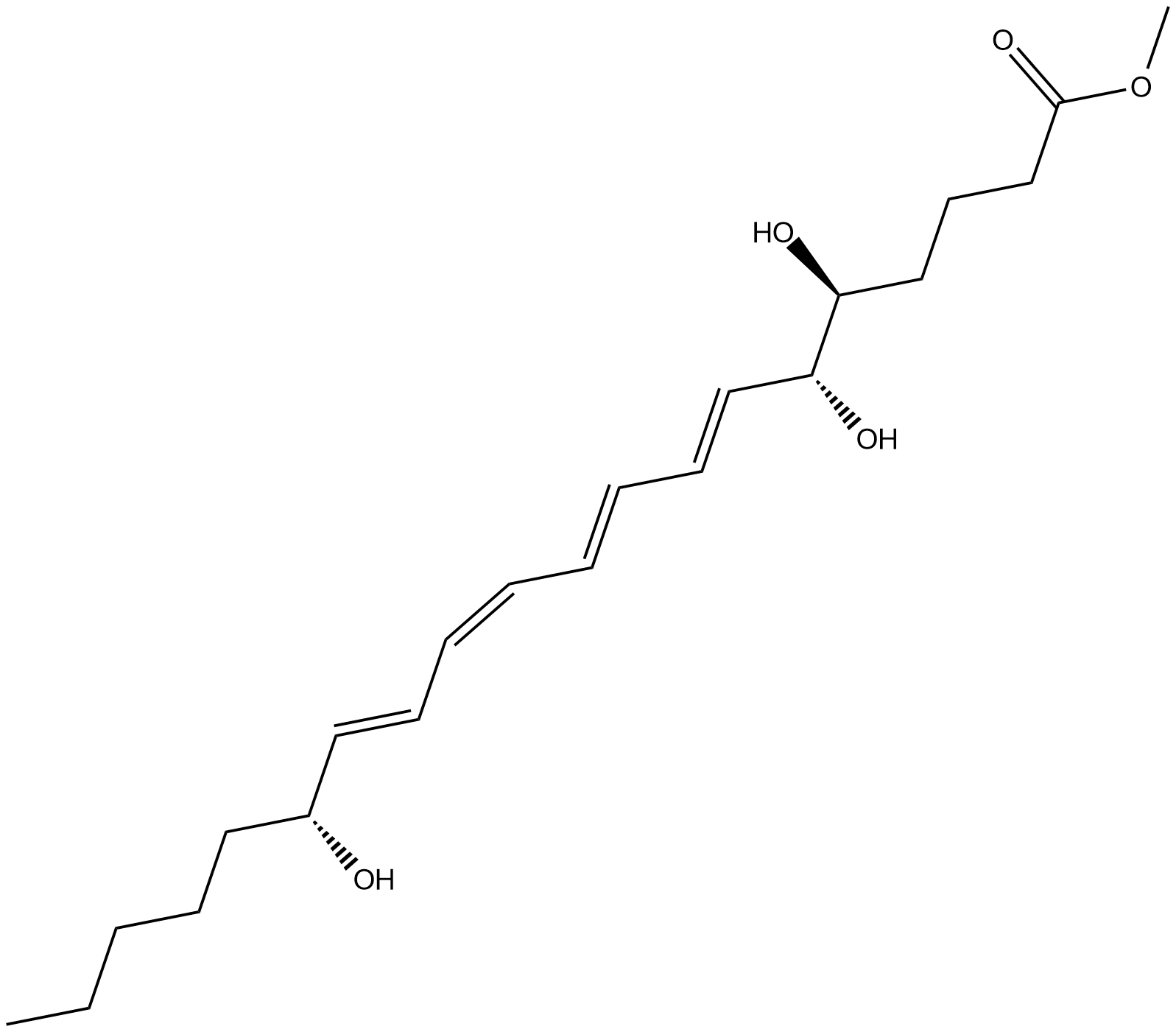 Lipoxin A4 methyl ester Chemical Structure