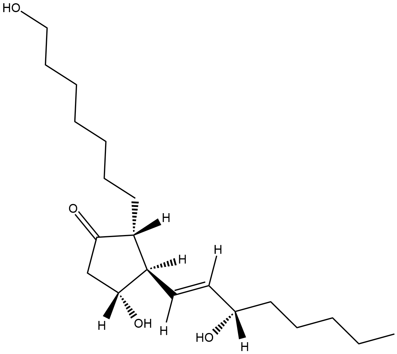 Prostaglandin E1 Alcohol Chemical Structure