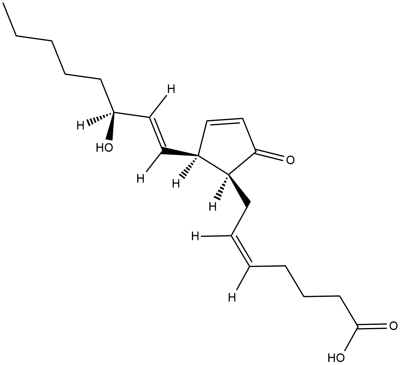 8-iso Prostaglandin A2 Chemical Structure