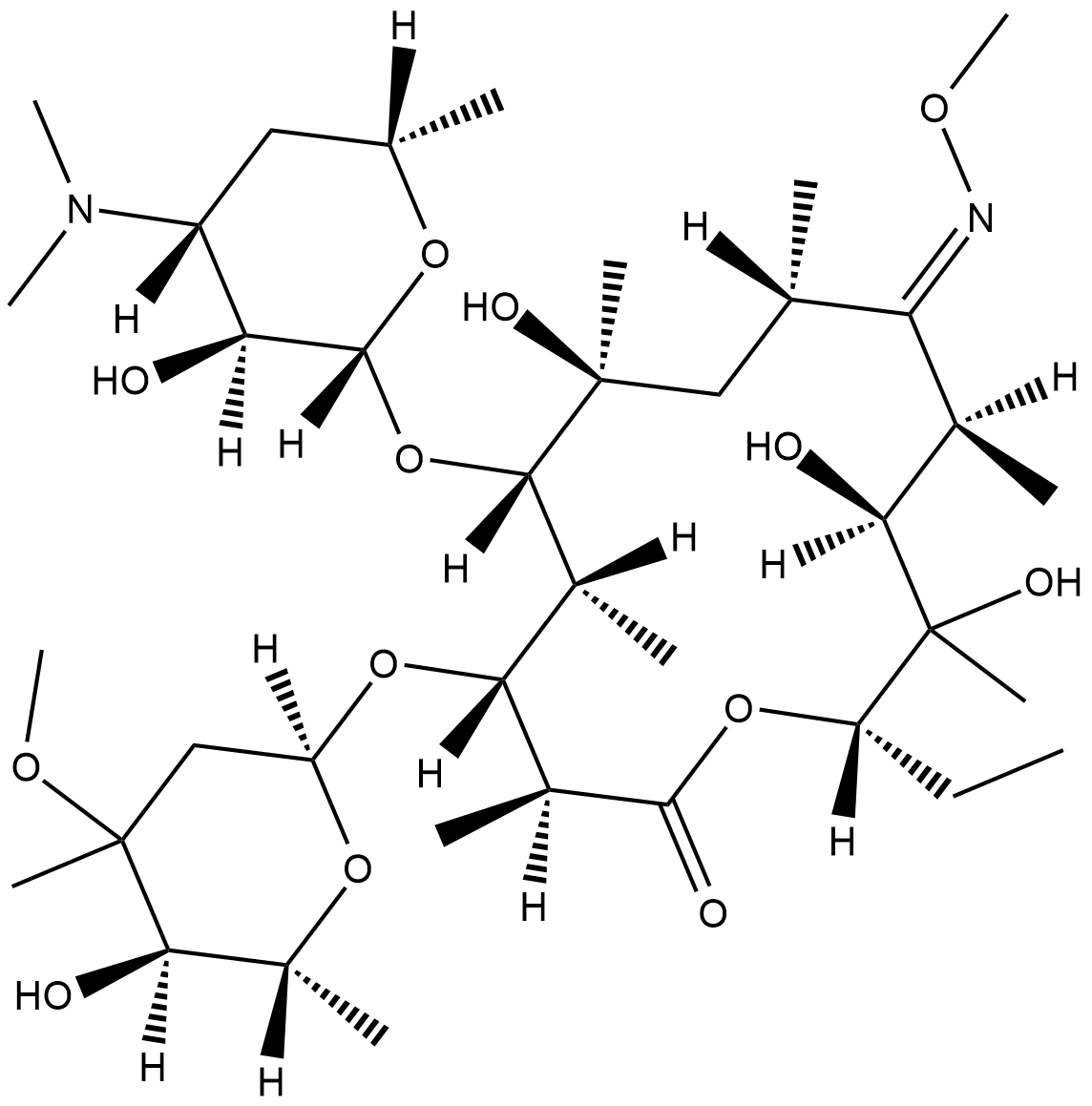 Lexithromycin Chemical Structure