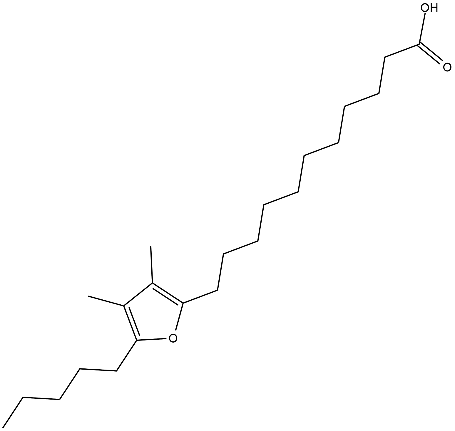 Furan Fatty Acid F6 Chemical Structure