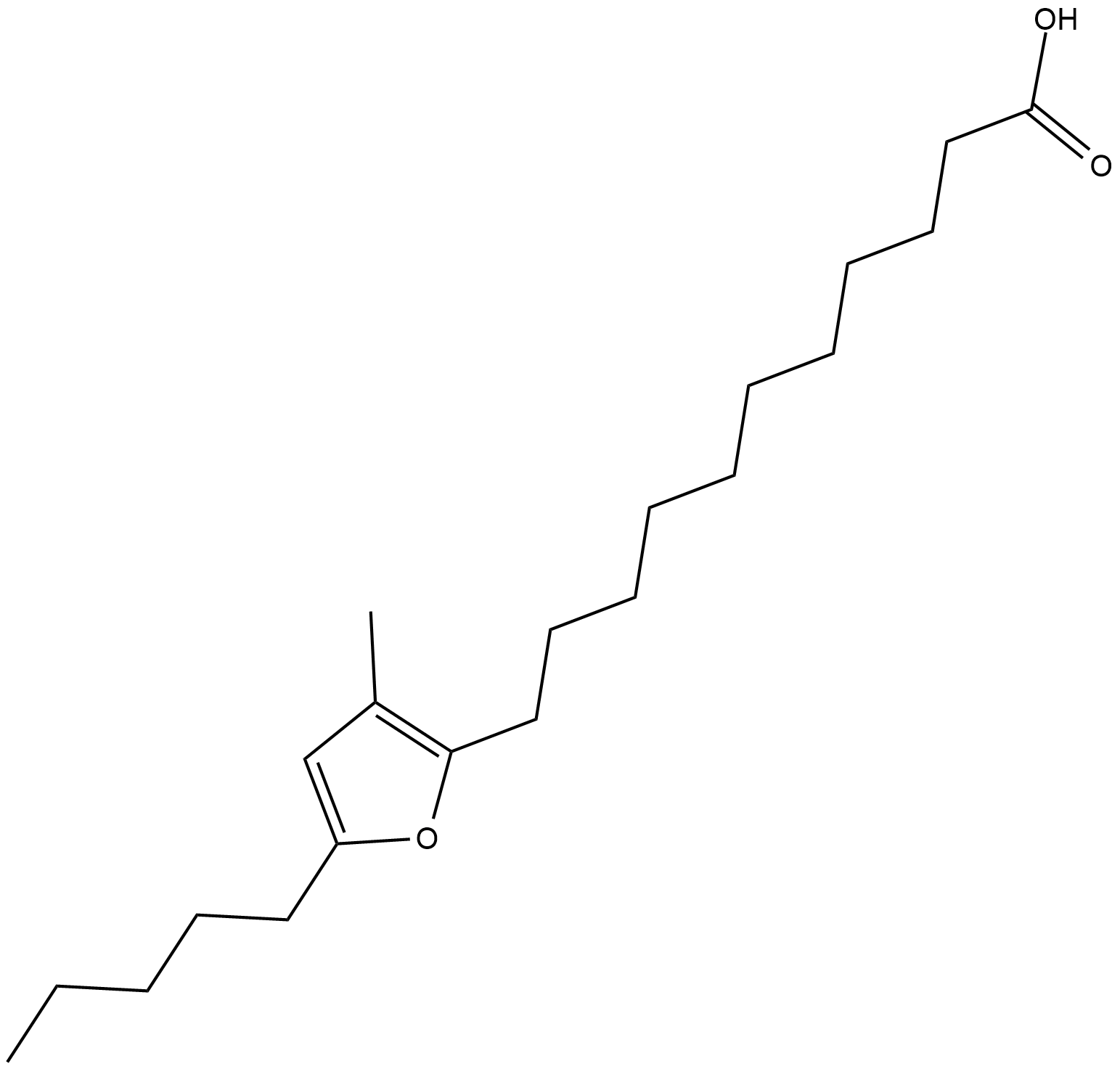 Furan Fatty Acid F5 Chemical Structure