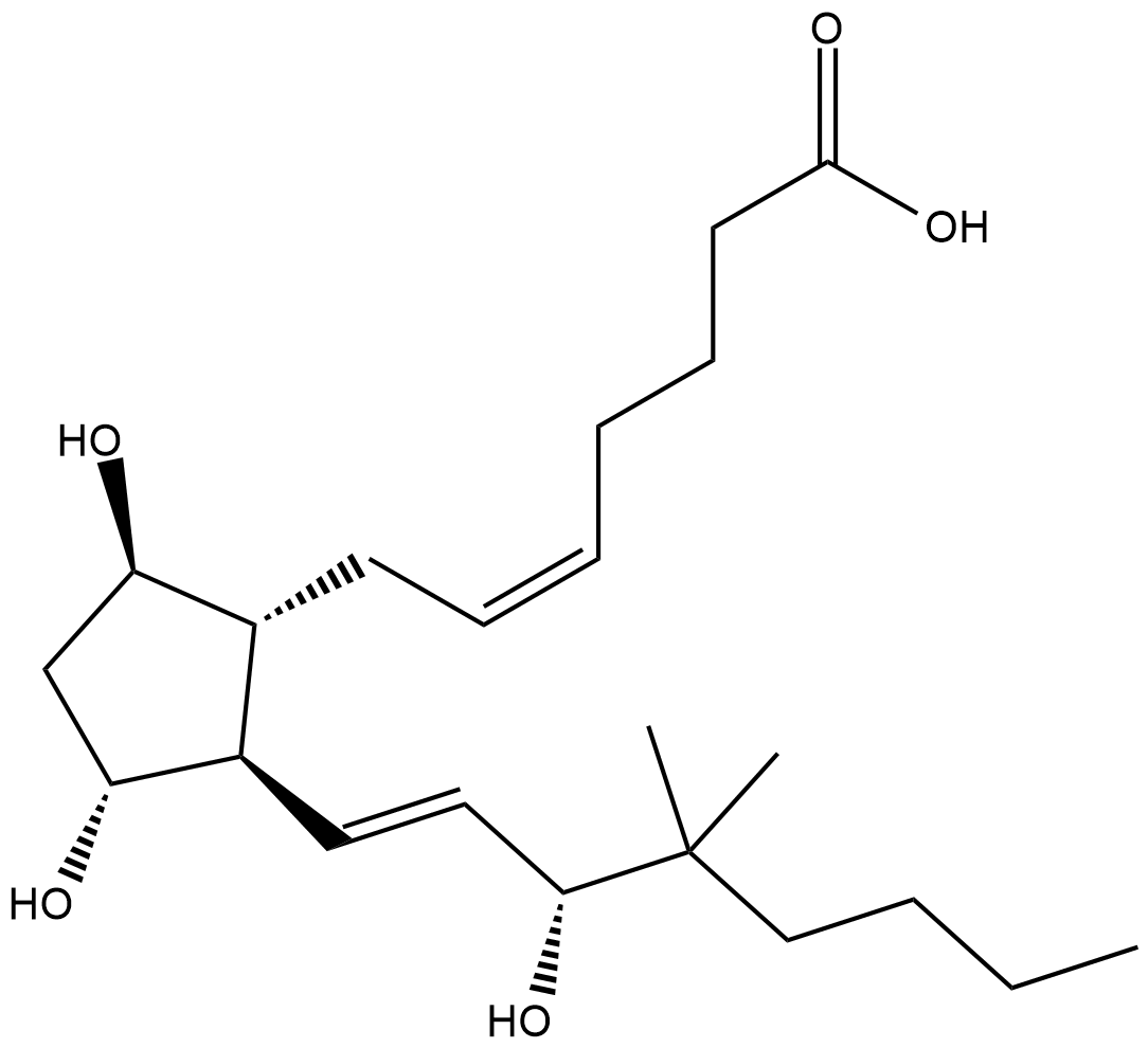 16,16-dimethyl Prostaglandin F2β Chemical Structure