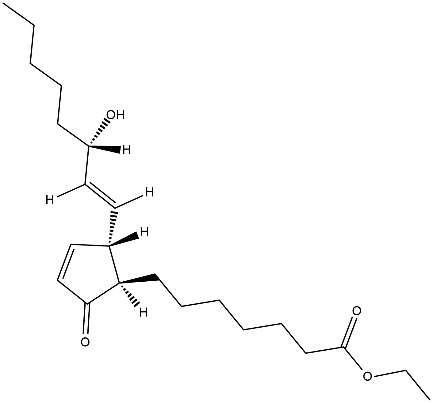 Prostaglandin A1 ethyl ester Chemical Structure