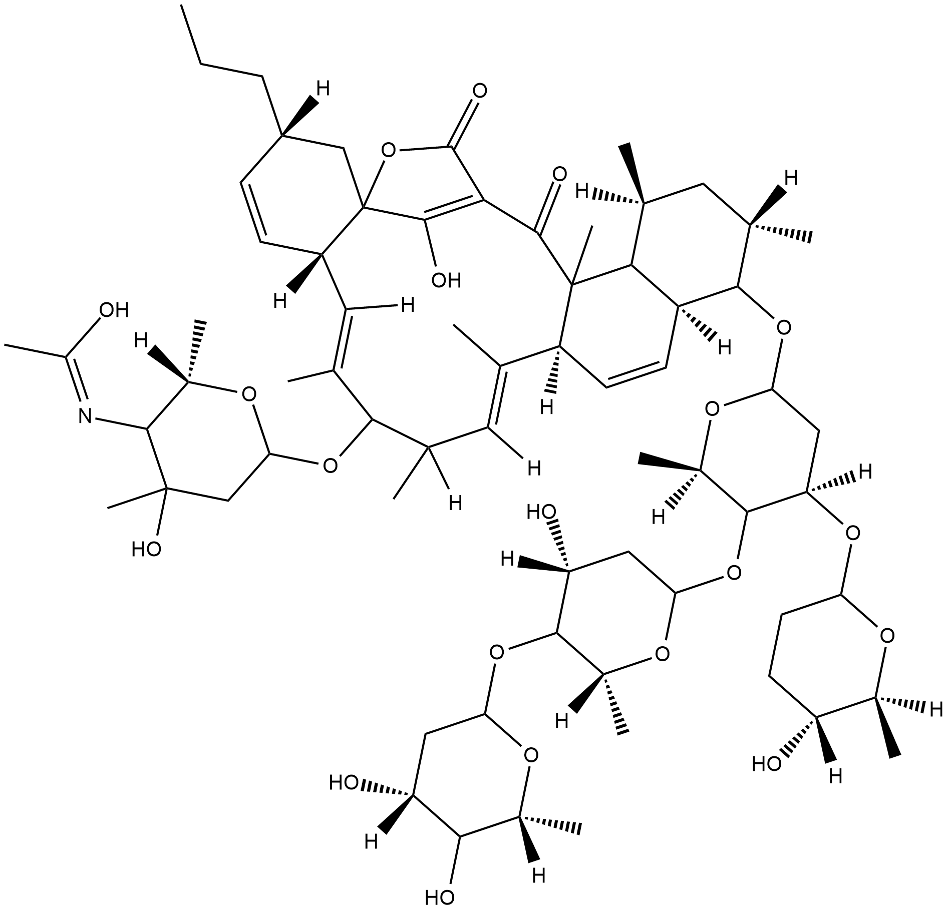 Saccharocarcin B Chemical Structure