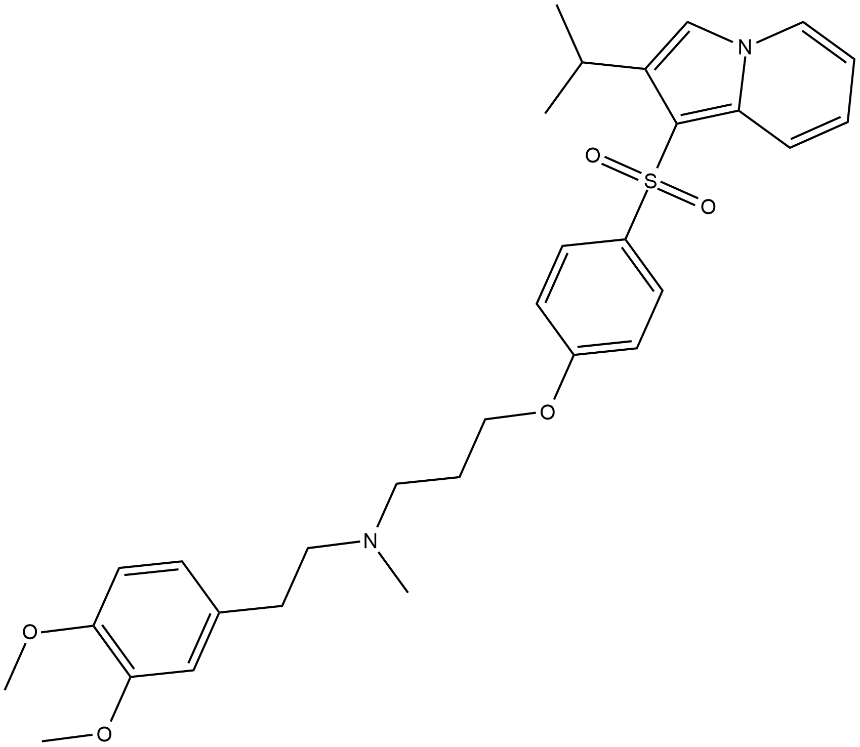 Fantofarone Chemical Structure