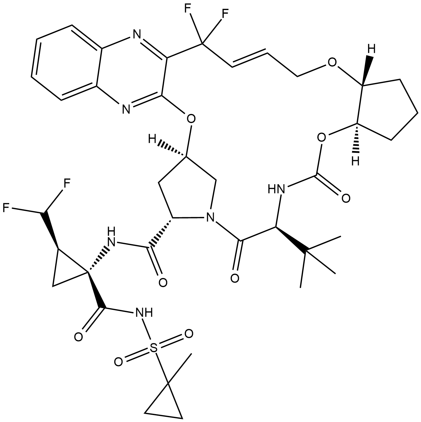 Glecaprevir Chemical Structure