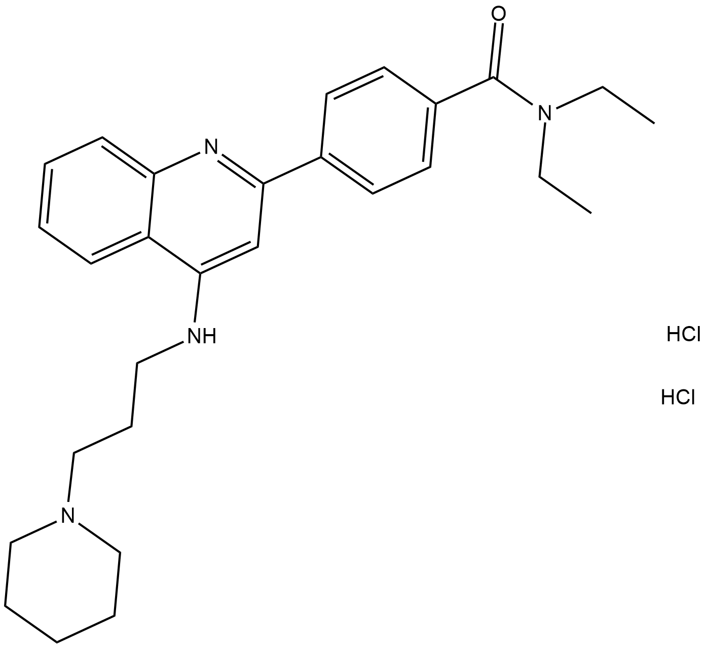 LMPTP INHIBITOR 1 dihydrochloride Chemical Structure