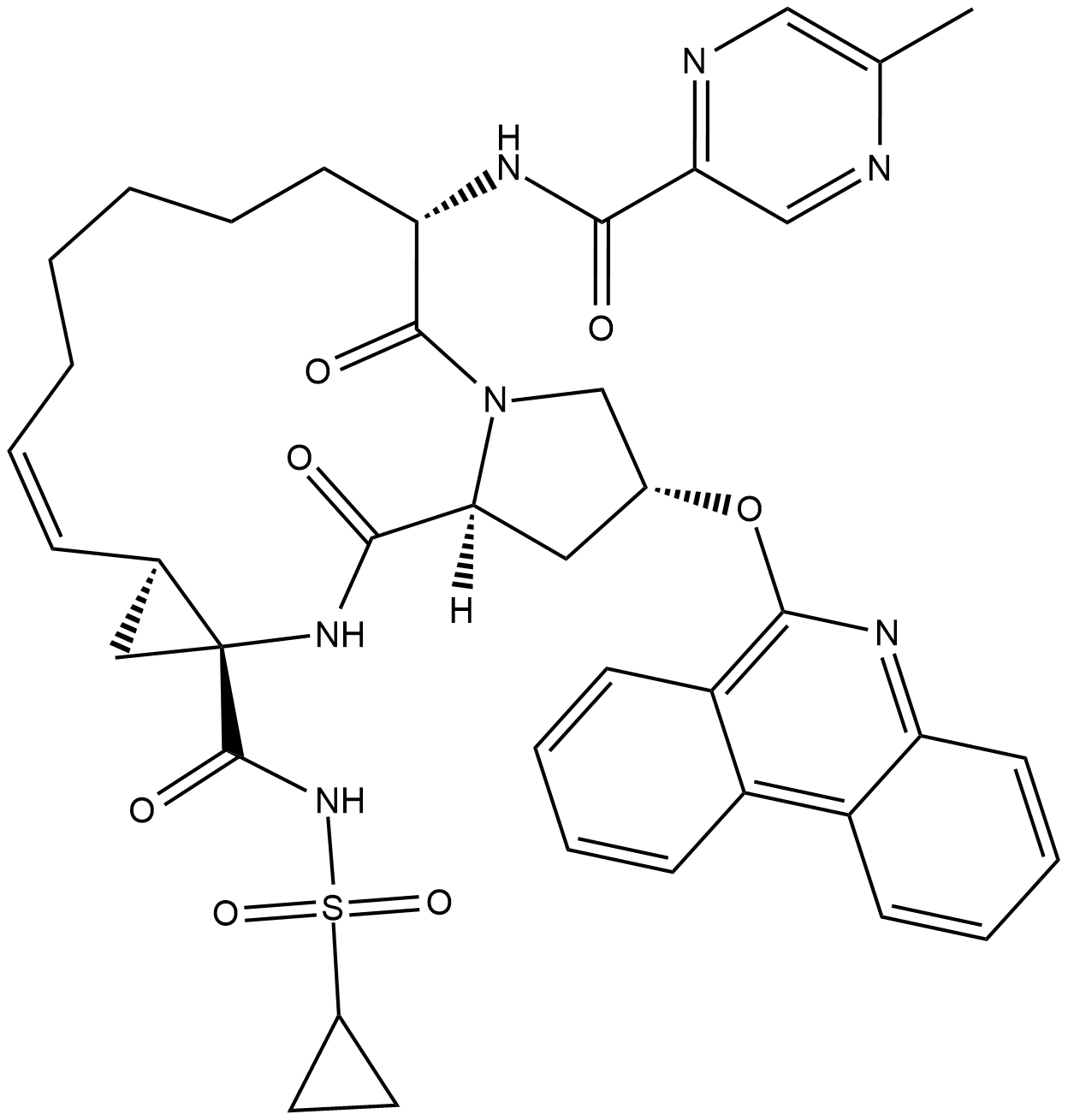 Paritaprevir Chemical Structure