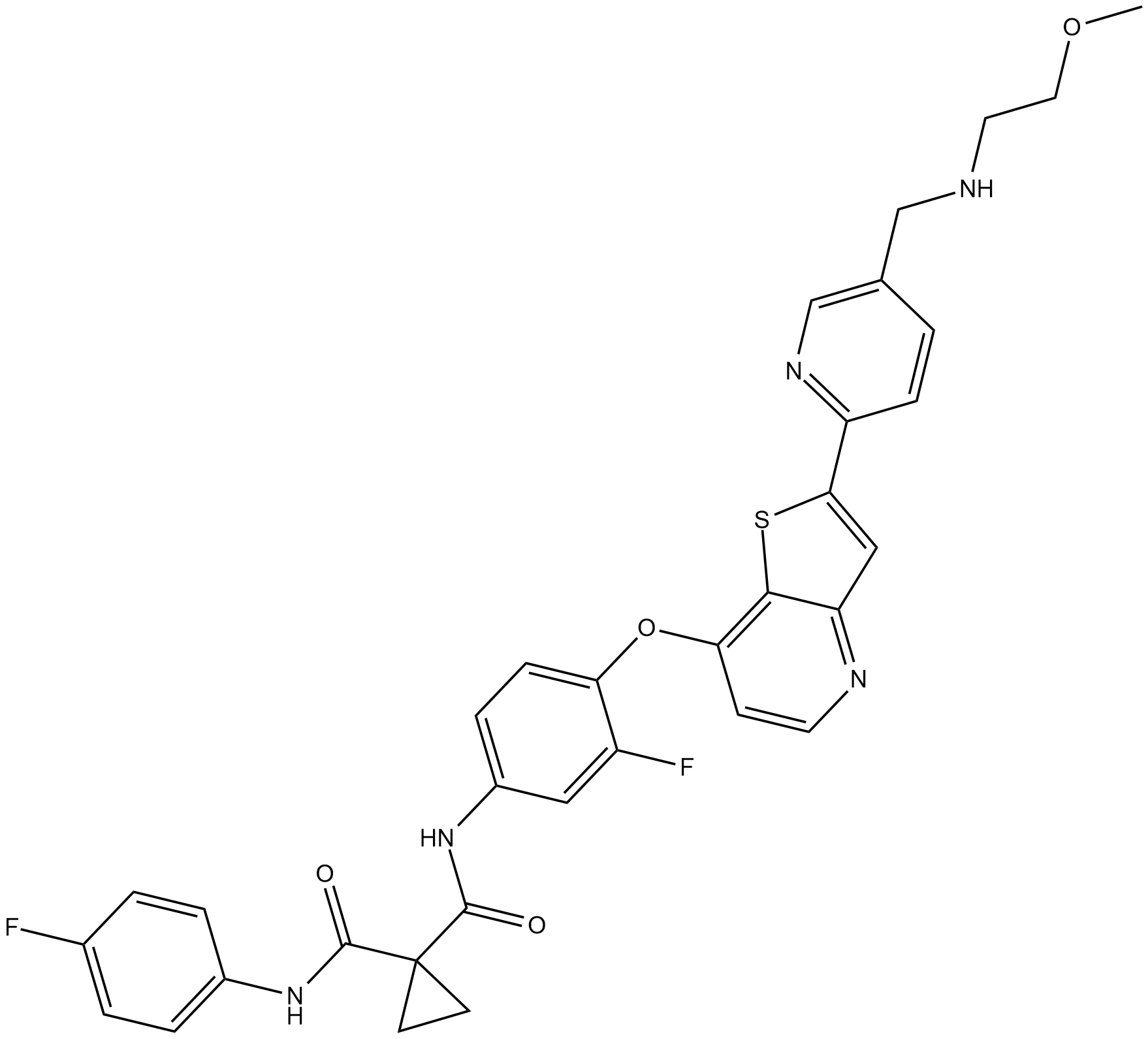 Sitravatinib Chemical Structure