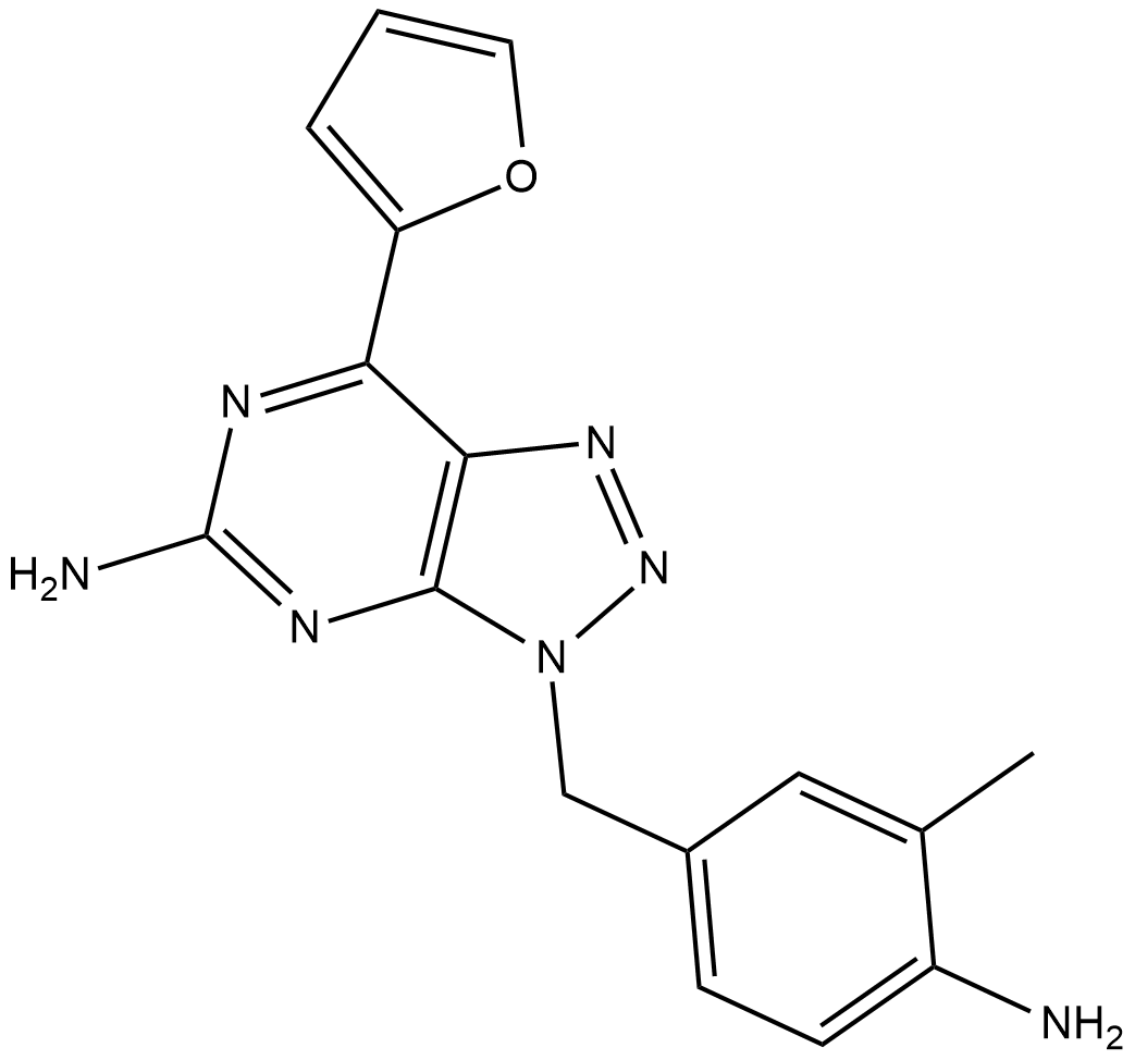Vipadenant Chemical Structure