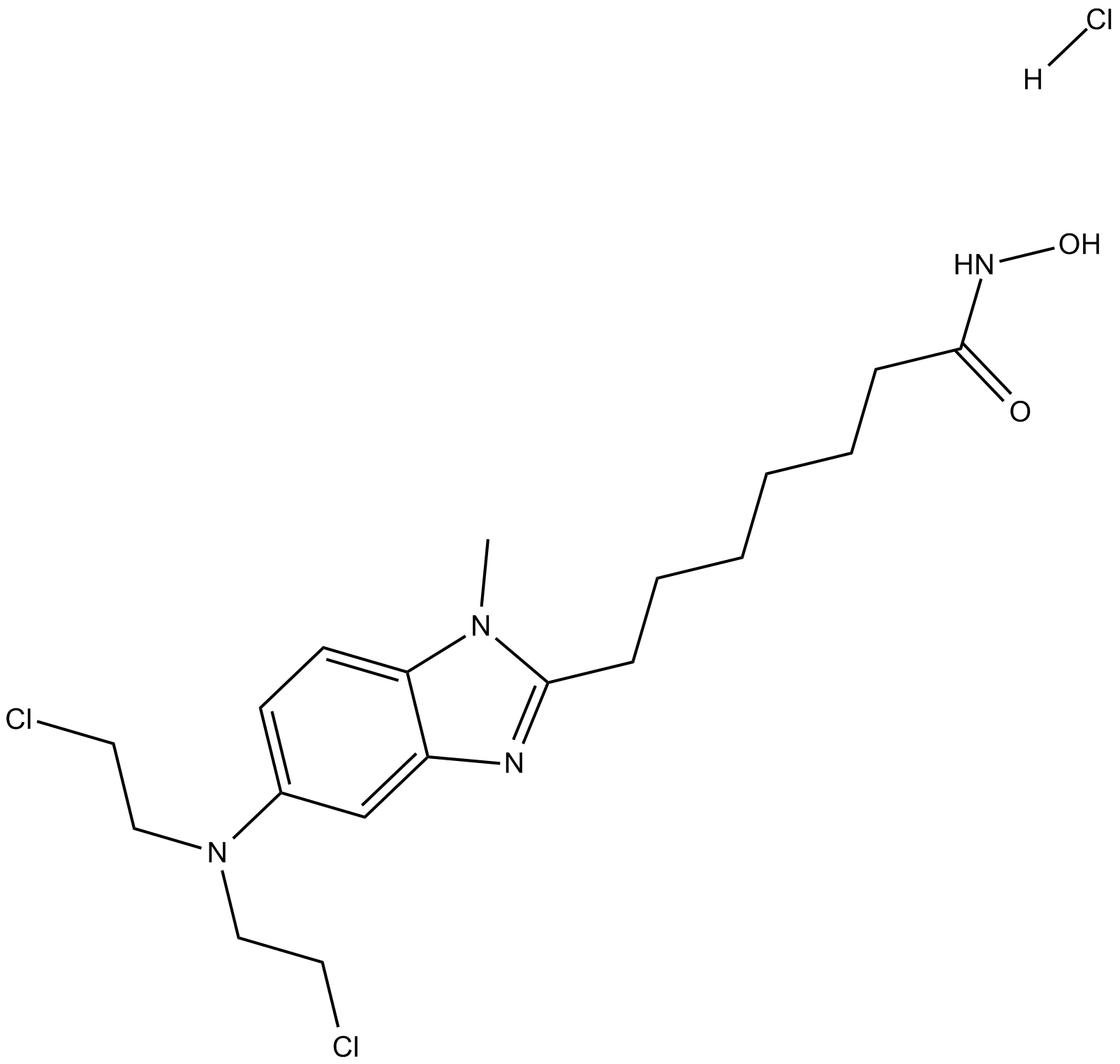 Tinostamustine HCl  Chemical Structure