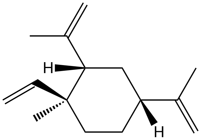 β-Elemene Chemical Structure