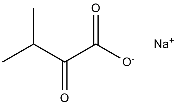 3-methyl-2-oxobutyrate Chemical Structure