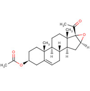 16,17-Epoxypregnenolone acetate Chemical Structure