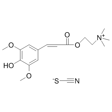 Sinapine thiocyanate Chemical Structure