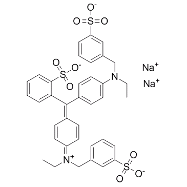 Brilliant Blue FCF (Acid Blue 9) Chemical Structure
