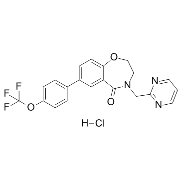 Eleclazine hydrochloride (GS 6615 hydrochloride) Chemical Structure