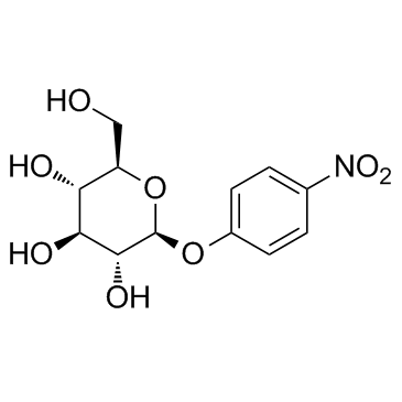 PNPG (4-Nitrophenyl β-D-glucopyranoside) Chemical Structure