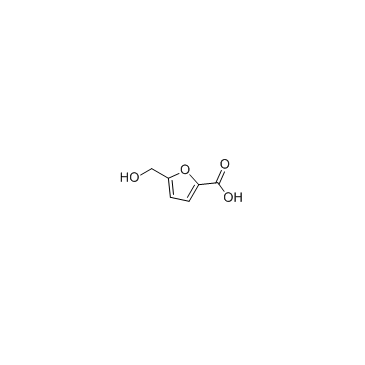 5-Hydroxymethyl-2-furancarboxylic acid Chemical Structure