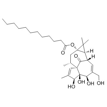 Dodecanoic acid ingenol ester Chemical Structure