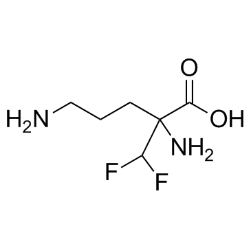 Eflornithine (DFMO) Chemical Structure