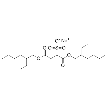 Docusate Sodium (Dioctyl sulfosuccinate sodium salt) Chemical Structure