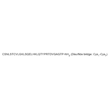 Calcitonin, eel (Thyrocalcitonin eel) Chemical Structure