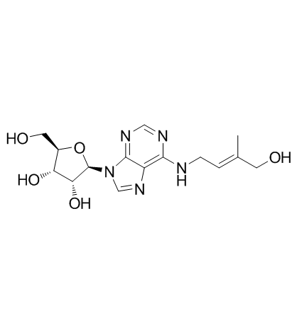 trans-Zeatinriboside Chemical Structure