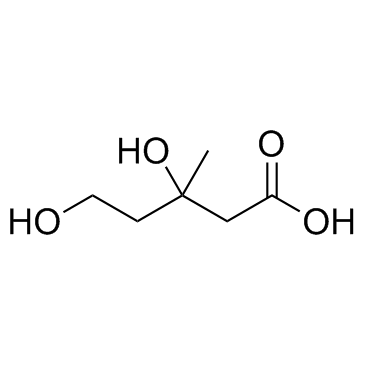 Mevalonic acid Chemical Structure