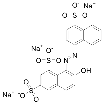 Ponceau 4R (Acid Red 18) Chemical Structure